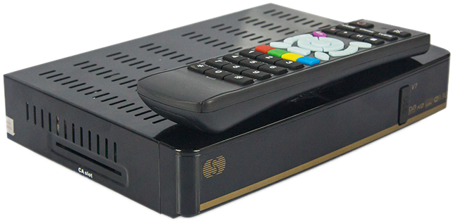 Skybox V7 Satellite Receiver - Electronics (700x500), Png Download