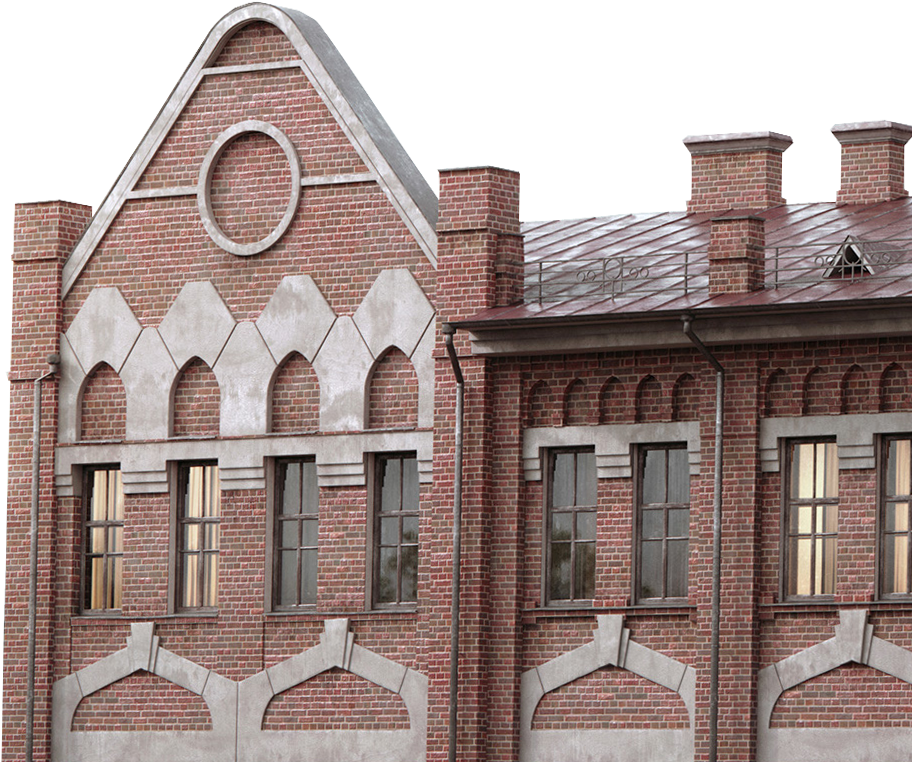 Chimney Building Png Image - Brick (963x836), Png Download