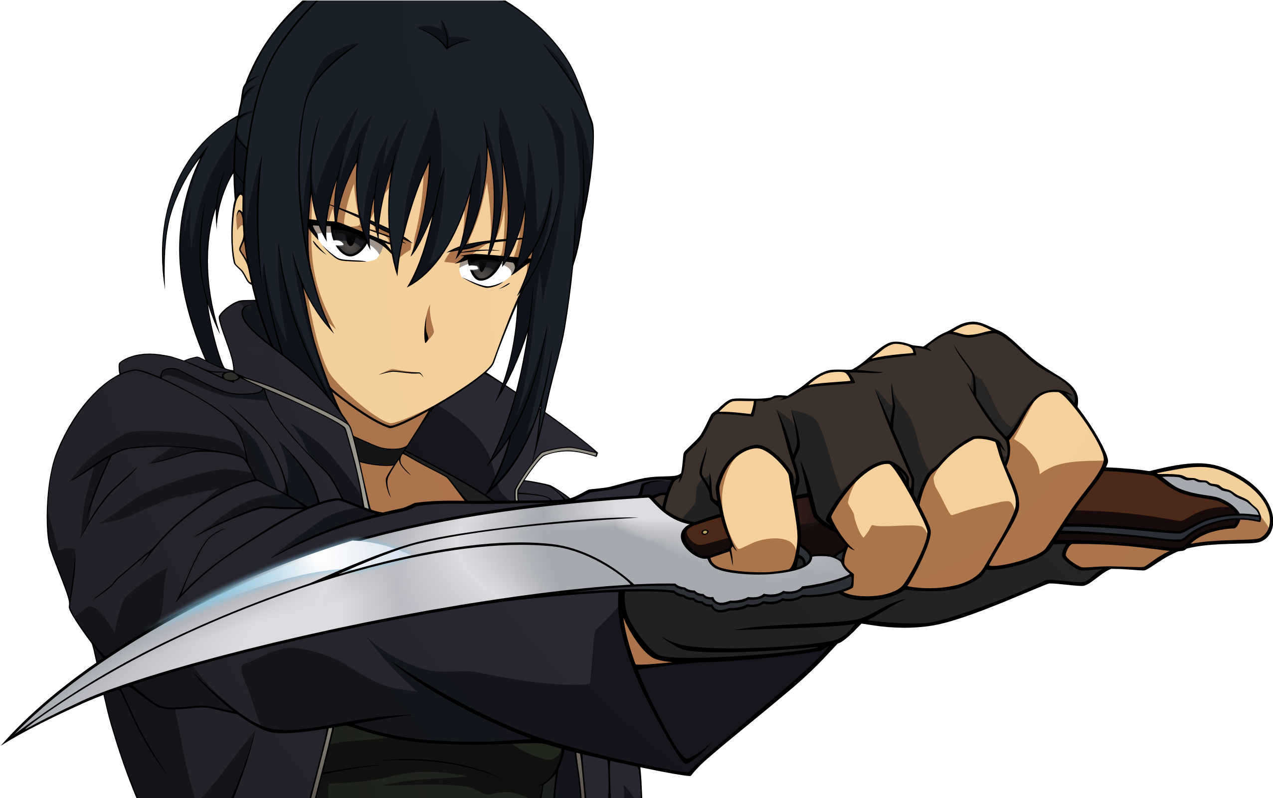 View 1256707926102 , - Anime Knife (2560x1600), Png Download
