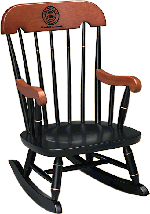 Heirloom Chairs Standard Chair Of Gardner Childs Chair - Wooden Rocking Chair (491x700), Png Download