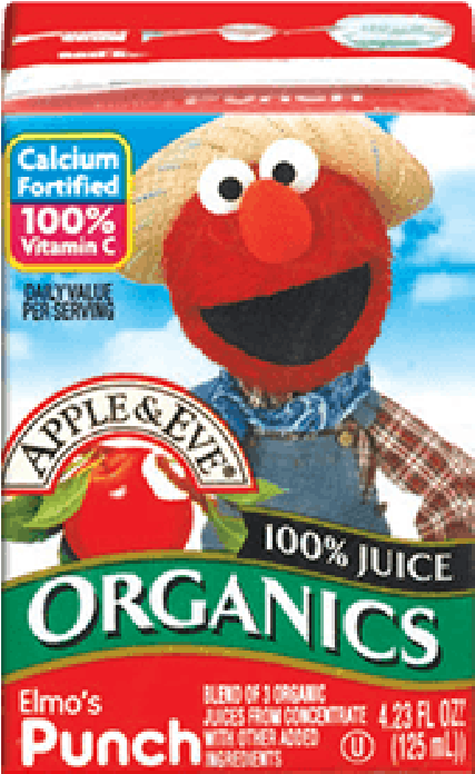 Apple & Eve Sesame Street Organics - Elmo Juice (700x700), Png Download