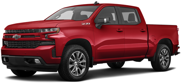 Lease The New 2019 Chevrolet Silverado 1500 Rst Crew - 2019 Silverado Black (800x400), Png Download