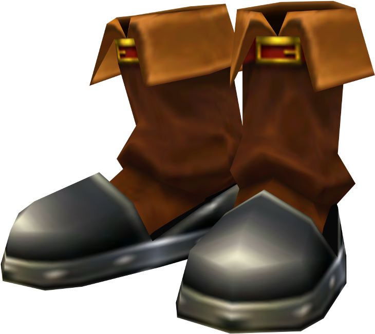 Imagine Getting Kicked By These - Legend Of Zelda Iron Boots (750x650), Png Download