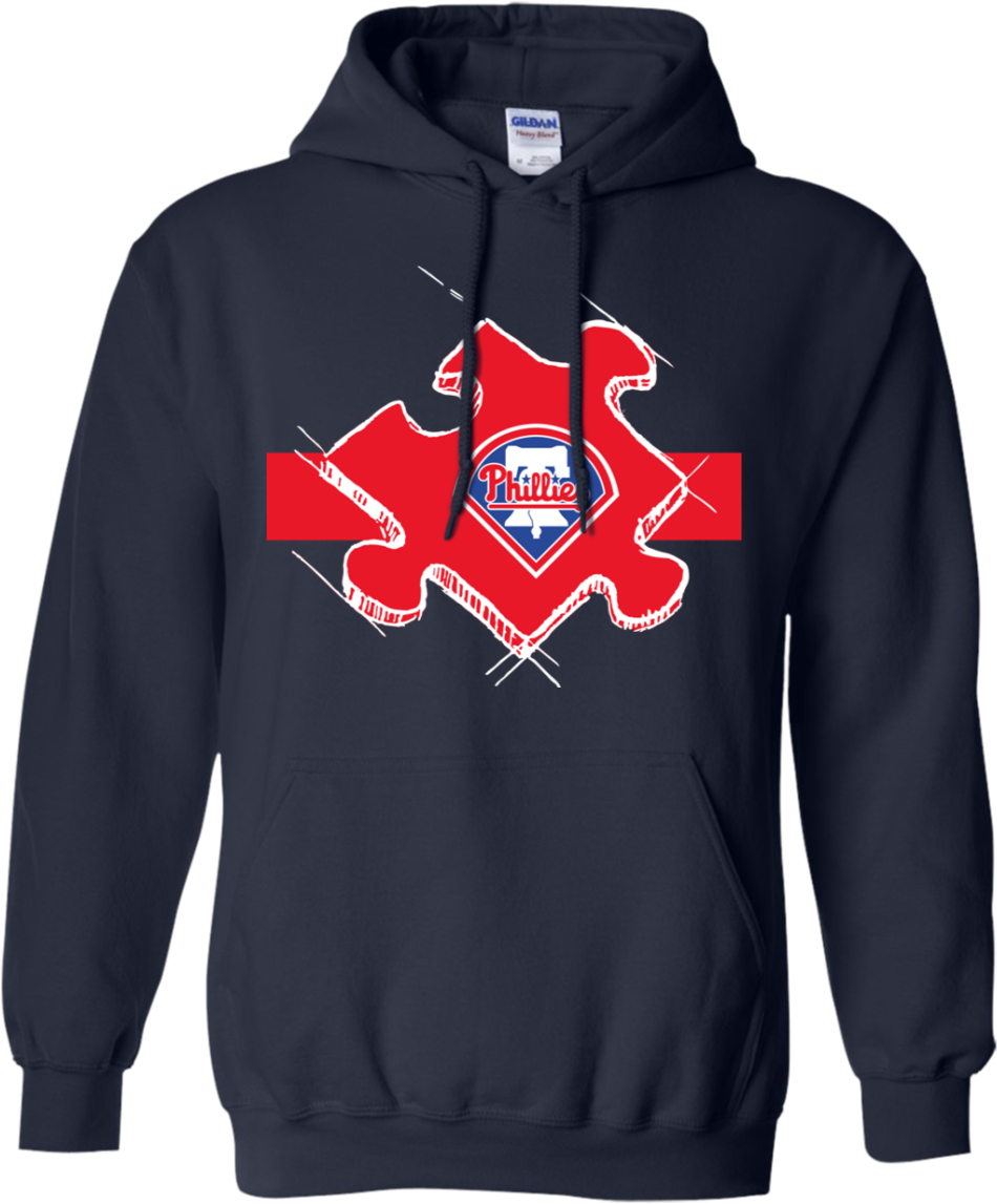 Philadelphia Phillies Autism Awareness Shirts - T-shirt (1155x1155), Png Download