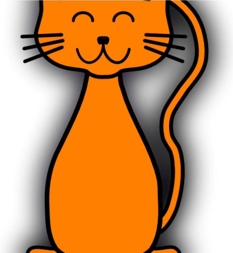 Orange Cat Clipart Orange Cat Clip Art At Clker Vector - Kitten Clip Art (1024x1024), Png Download