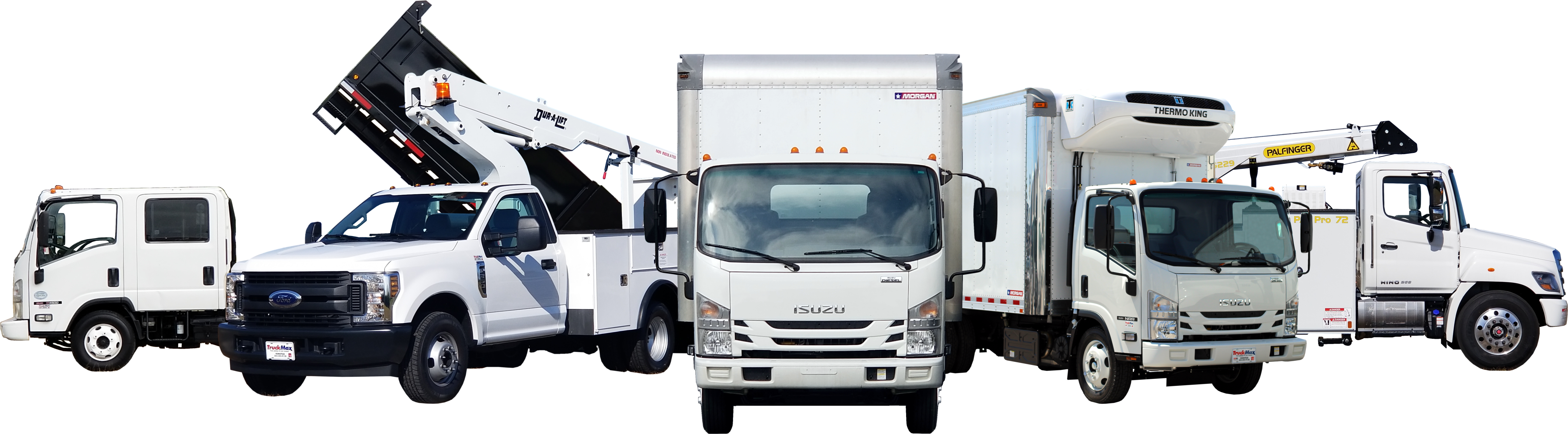 Commerical Trucks In Homestead, Fl - Isuzu Forward (4032x1118), Png Download