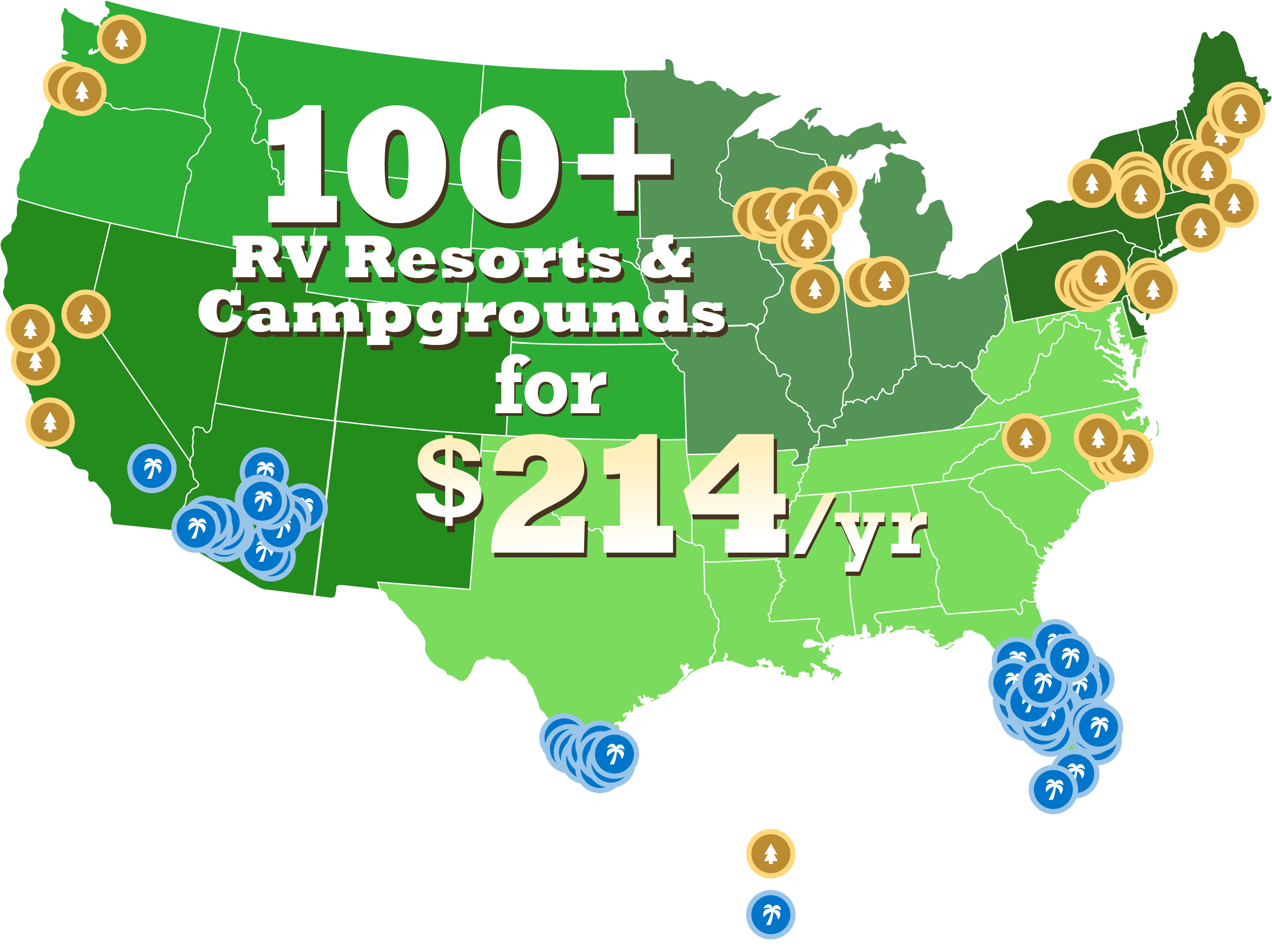 More To Explore - Thousand Trails Campgrounds (2946x2205), Png Download