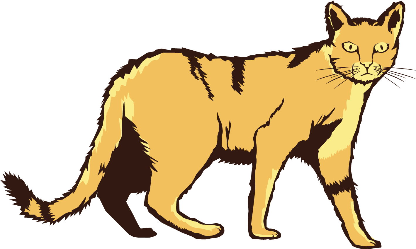 Have You Seen A Feral Cat Recently - Cartoon (1500x921), Png Download