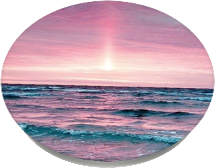 Sunset, Popsockets Sunset - Sea (989x1000), Png Download