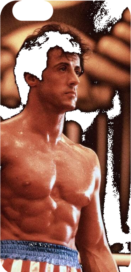 Model Image Graphic Image - Rocky Balboa Rocky 3 (417x875), Png Download