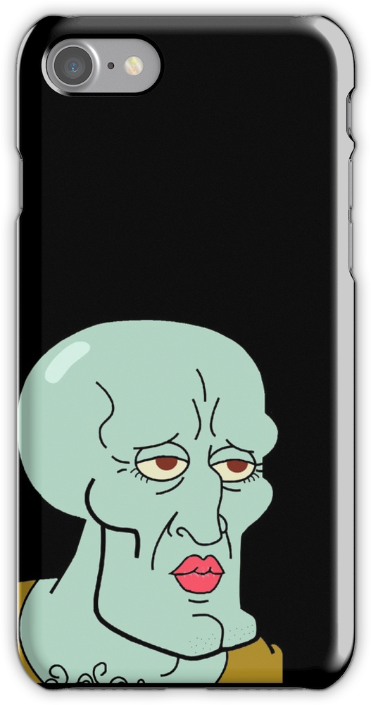 Handsome Squidward Iphone 7 Snap Case - Don T We Merch Phone Case (750x1000), Png Download