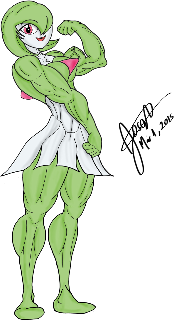 Muscular Gardevoir - Gardevoir Muscle (768x1280), Png Download