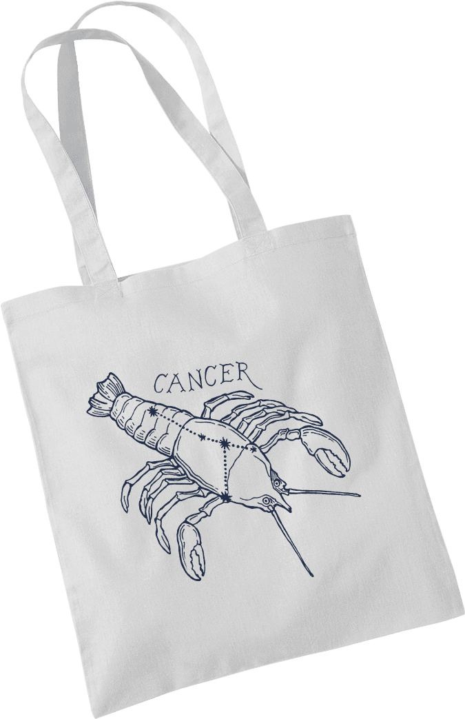 Cancer Star Sign Tote Bag - Tote Bag (1000x1200), Png Download