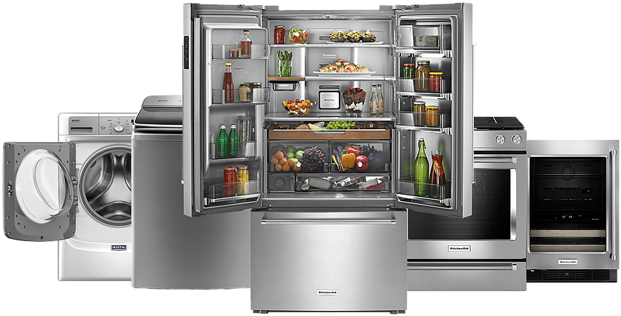 Appliances - Kitchenaid Refrigerator Krfc704f (920x460), Png Download