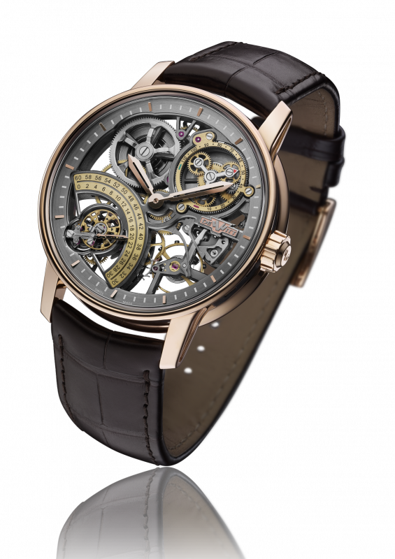 Dewitt - Dewitt Skeleton Watch (565x800), Png Download