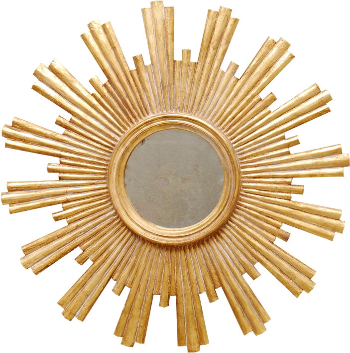 Gold Leaf Starburst - Francis Picabia Mechanical (800x800), Png Download