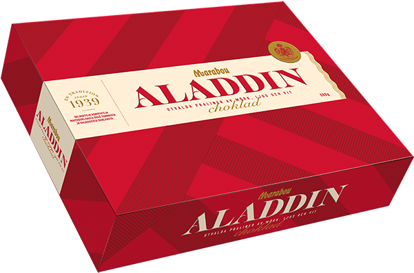 Aladdin Praline Chocolate Box - Marabou Aladdin (600x516), Png Download
