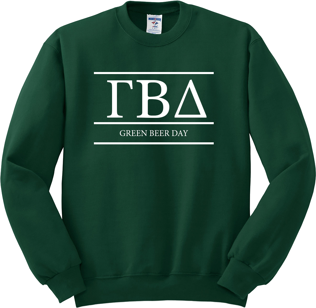Greek Gbd Green Beer Day Miami University Shirt - Green Beer Day T Shirt (1440x1440), Png Download