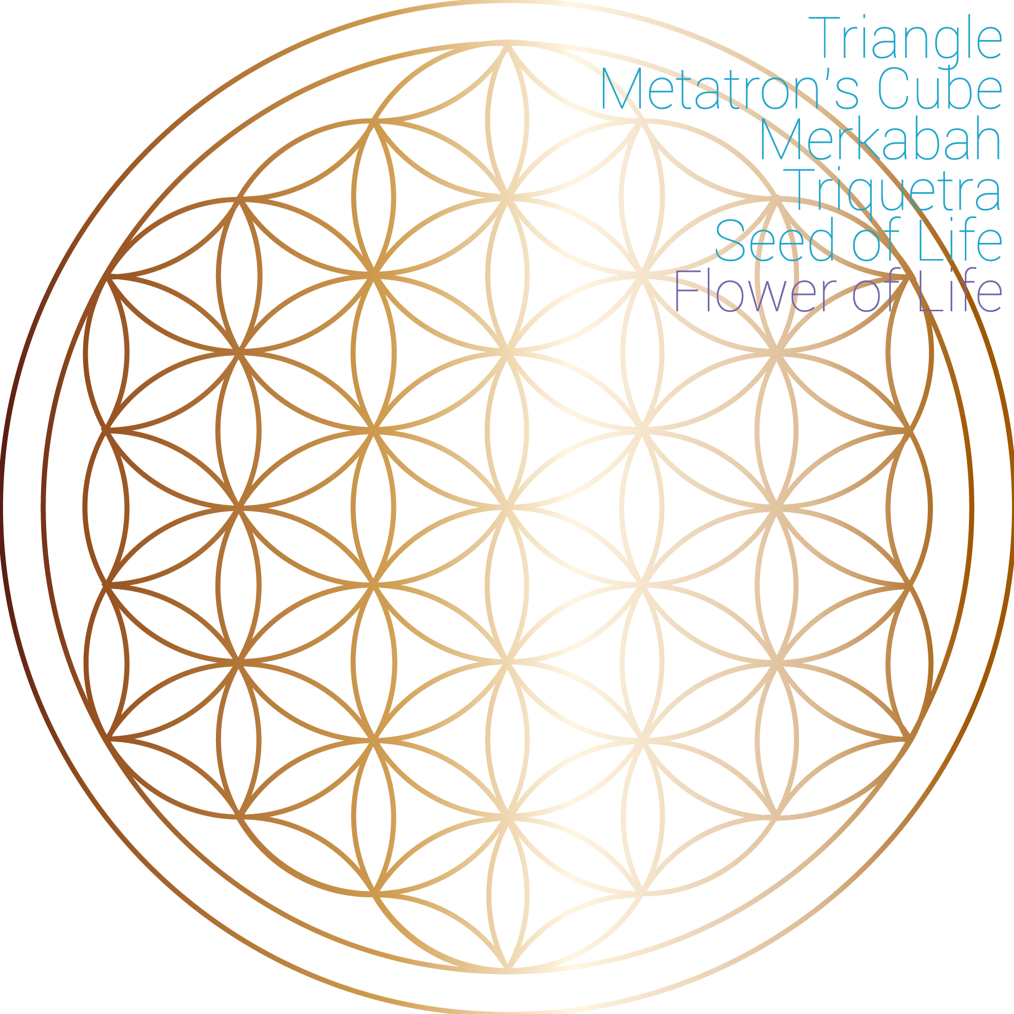 Flower Of Life - Flower Of Life Pdf Free (2000x2000), Png Download
