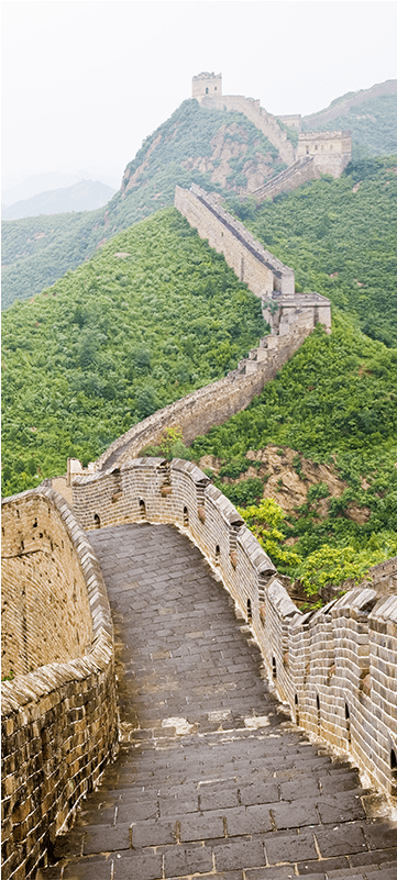 The Great Wall Door Mural Buildings & Landmarks Eazywallz - Wall (800x800), Png Download