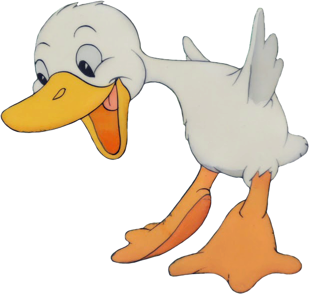 And Duckling Beautiful Cartoon Cute Baby Definition - Ugly Duckling No Background (649x615), Png Download