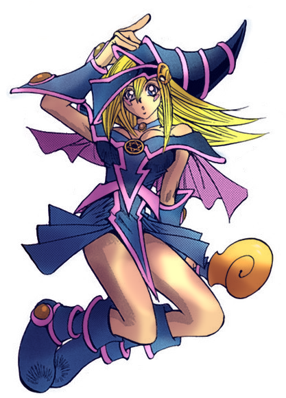Dark Magician Girl - Cartoon (492x632), Png Download