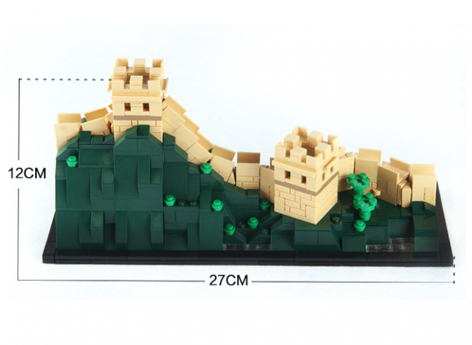 Lepin 17010 Great Wall Of China 617pcs Architecture - House (670x741), Png Download