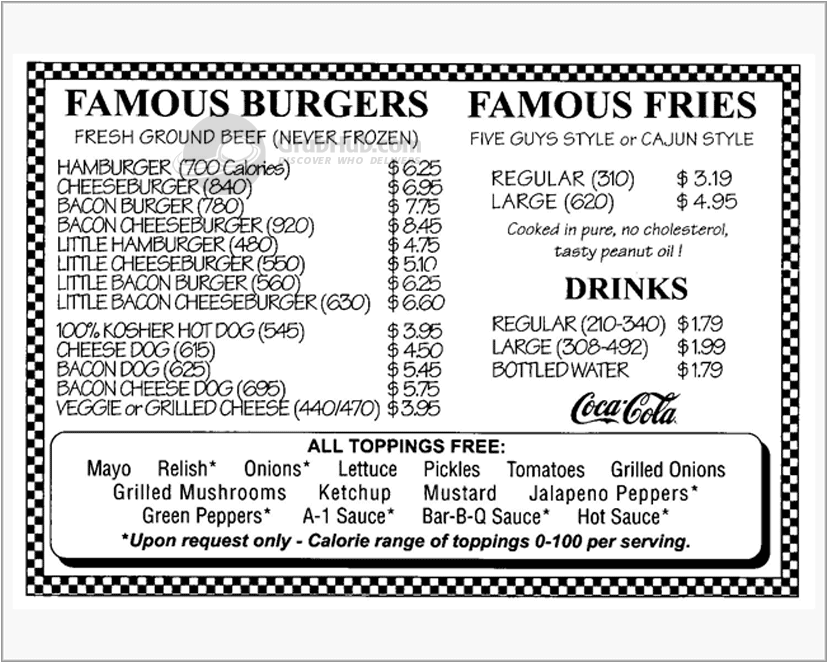 5 Guys Coupons - Eiffel Tower (1080x661), Png Download