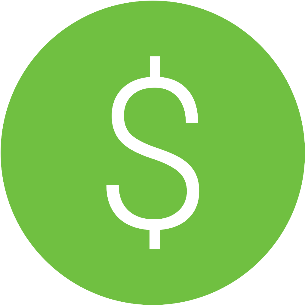 Dollar Sign - Icon (1200x1200), Png Download