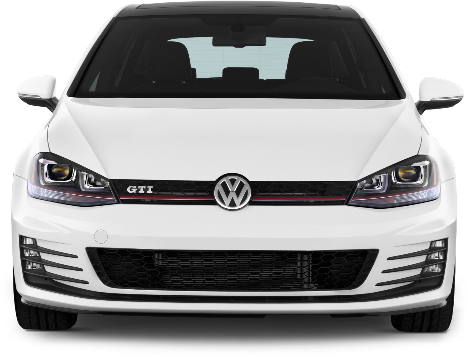 2017 Volkswagen Gti Se 5door Hatchback Front View - Volkswagen Golf Gti Front (2048x1360), Png Download