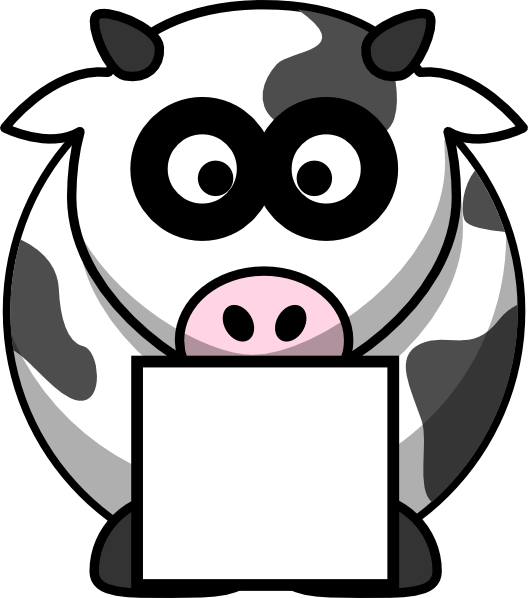 Cow Clip Art Transparent (528x598), Png Download