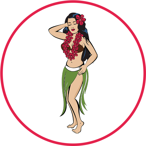 Hula Girl Web Design - Casuarina Primary School (600x600), Png Download