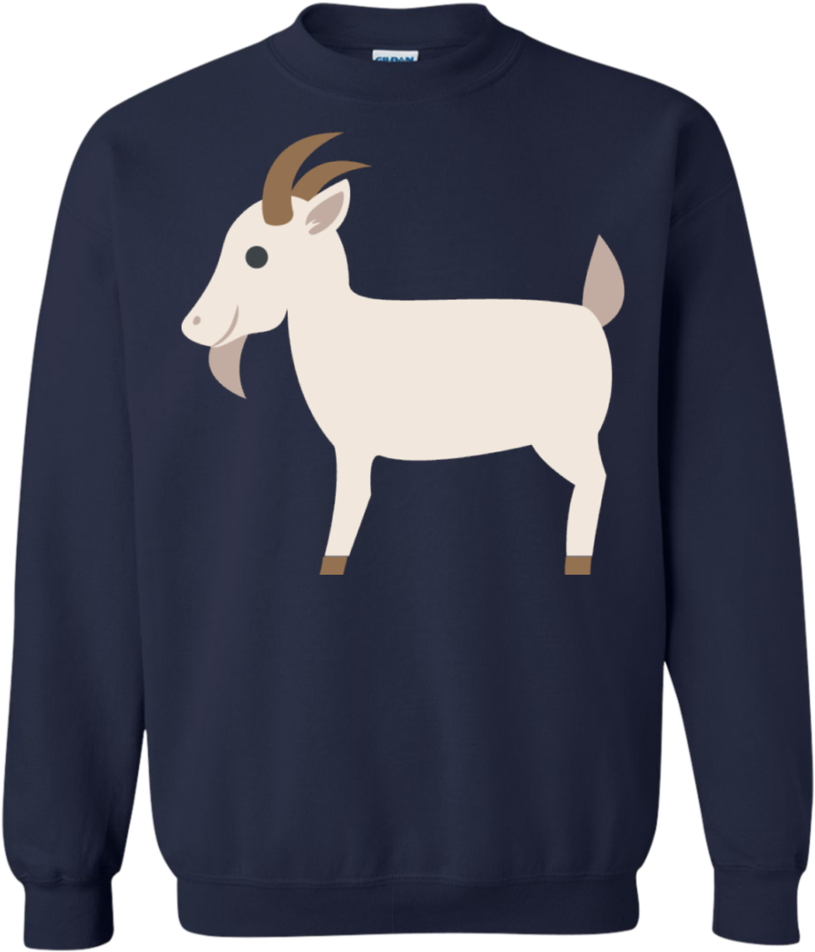 Goat Emoji Png - Sweatshirt (960x960), Png Download