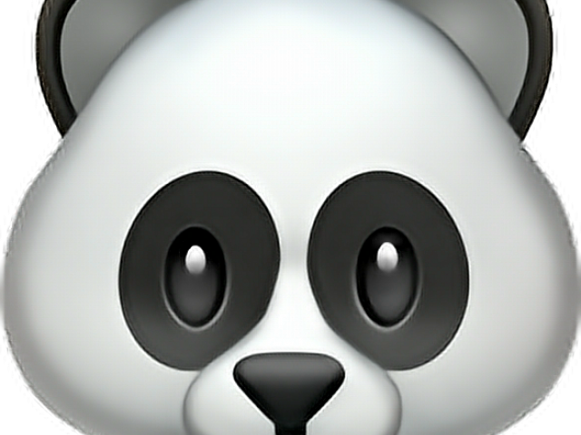 Panda Clipart Emoji - Panda With Flower Crown (640x480), Png Download
