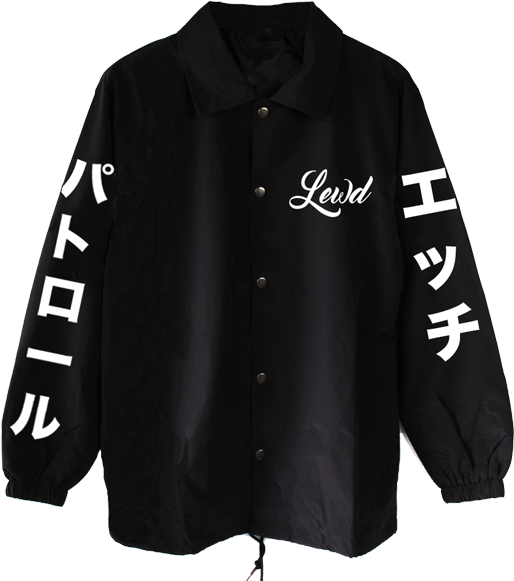 Lewd Og [coach Jacket] - Japanese Coach Jacket (600x600), Png Download