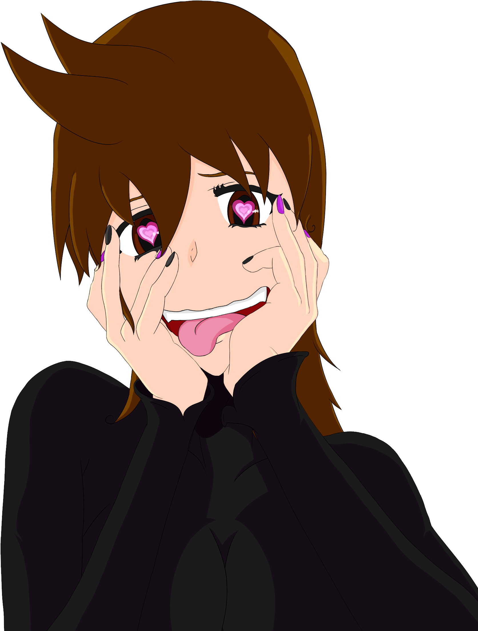 Lewd Sasha - Cartoon (2000x2250), Png Download