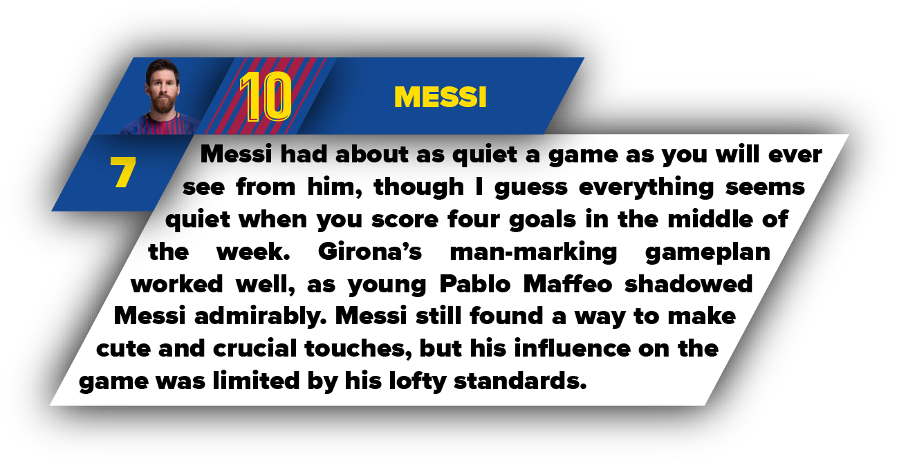 Barcelona 3, Girona 0 Barça Didn't Play Well, But They - Banjo Notes (1339x688), Png Download