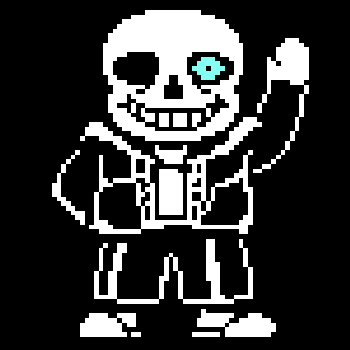 Sans Undertale Sprite (350x350), Png Download