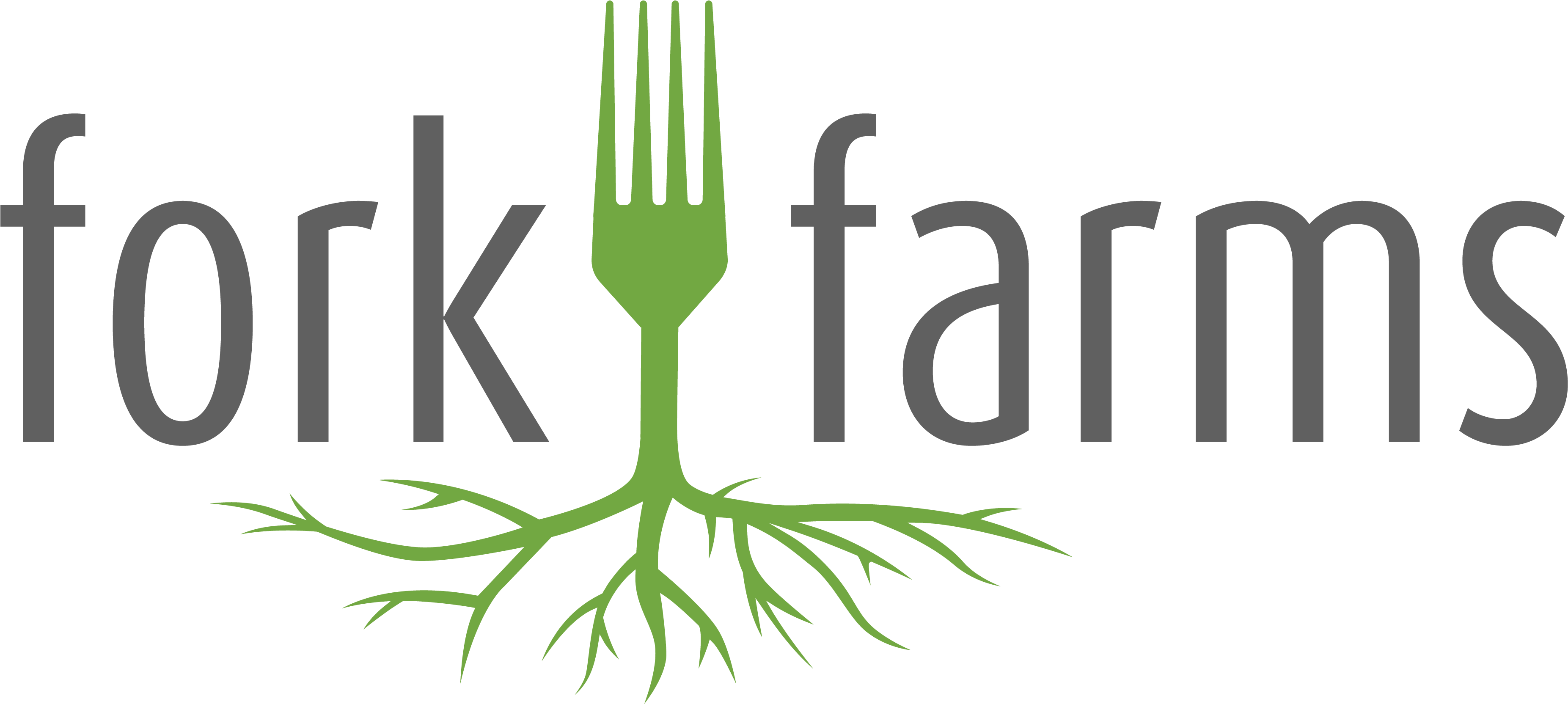 Fork Farms - Graphic Design (4167x2084), Png Download