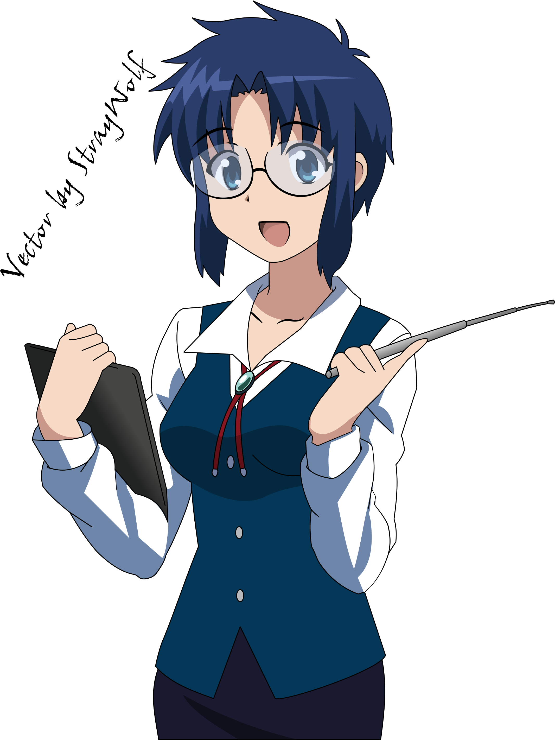 Tohohoe New Anime, No Voice Acting Though, Erm Another - Ciel Sensei (2150x2842), Png Download