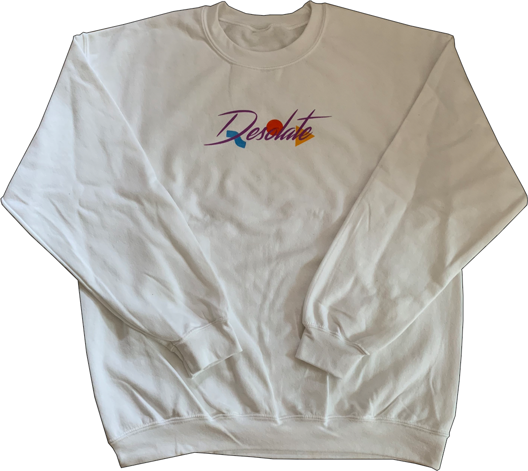 Image Of Vaporwave Crewneck - Long-sleeved T-shirt (1080x1080), Png Download