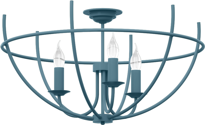 Orb 3 Light Pendant - Chandelier (1200x1200), Png Download