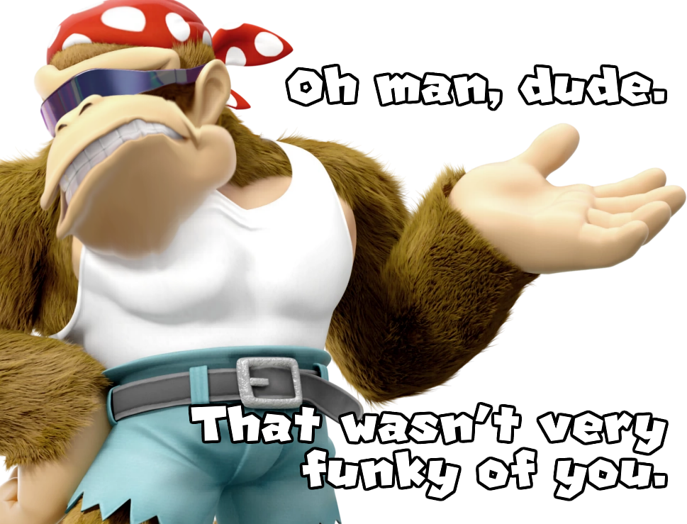 0 Replies 0 Retweets 12 Likes - Funky Kong (969x739), Png Download
