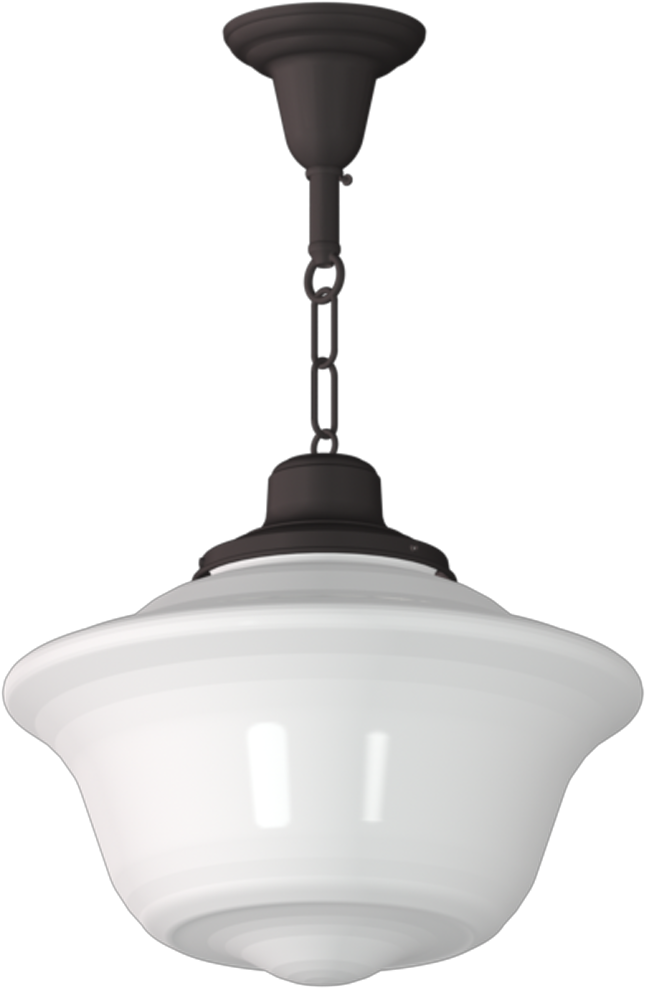 Baldwin 6" Pendant $195 Orb W/flared 16" Schoolhouse - Ceiling (936x990), Png Download
