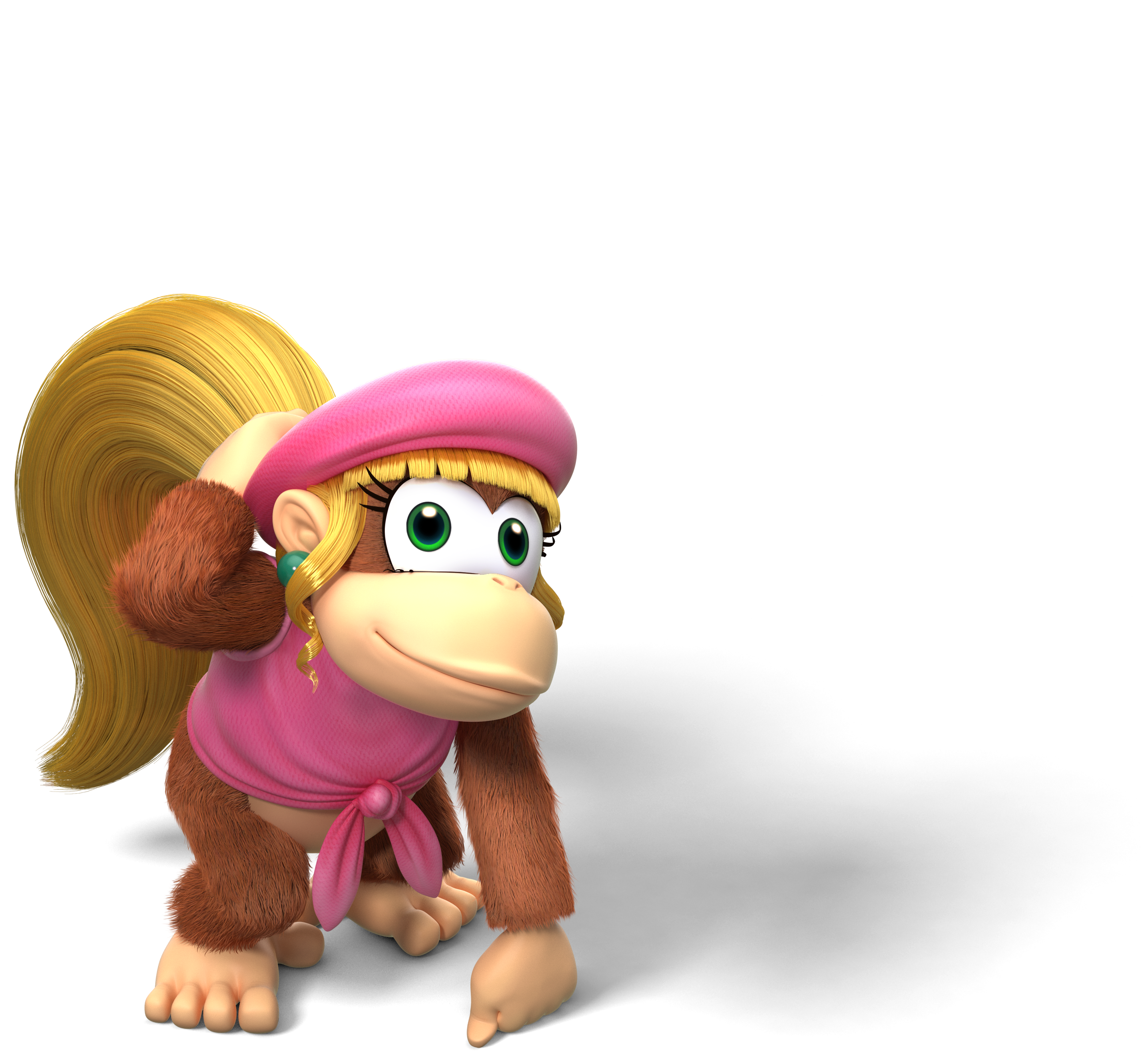 Dixie Kong Smash Ultimate (3000x3000), Png Download