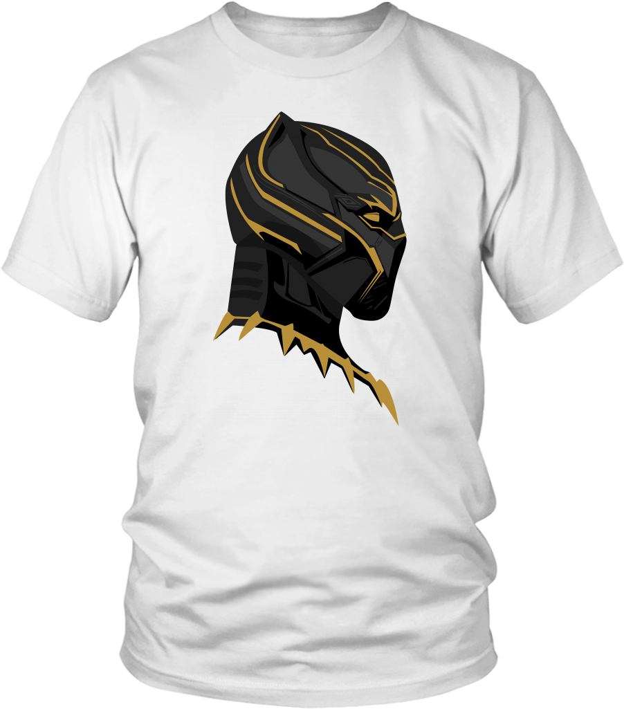 Black Panther Gold Mask Unisex Tshirt - Jeff Dunham Passively Aggressive Tour (1024x1024), Png Download