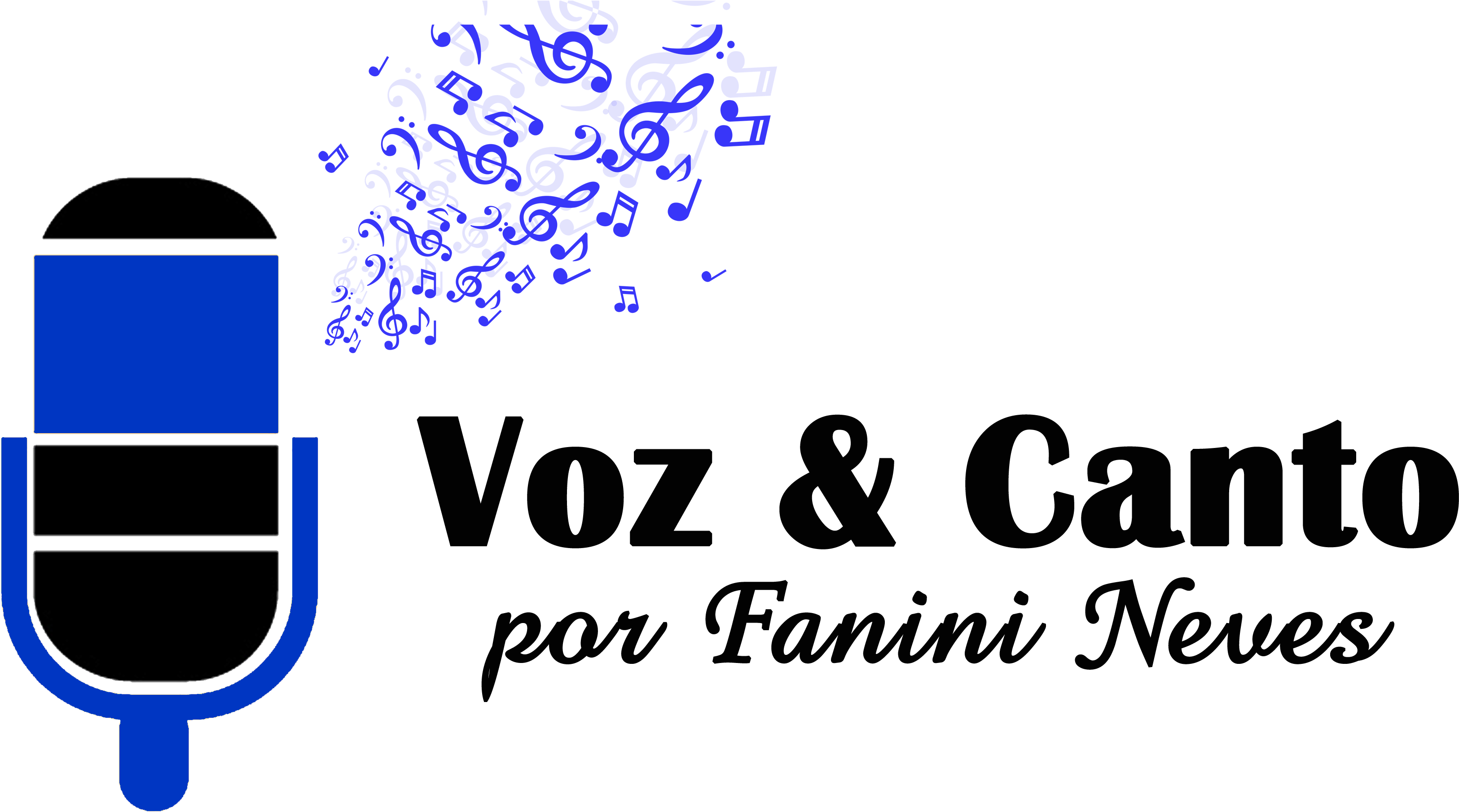 Voz E Canto Por Fanini Neves - Graphic Design (4000x2000), Png Download