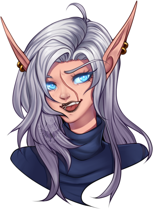 Sylvanas [com] By Misslunacrest - Cartoon (570x776), Png Download