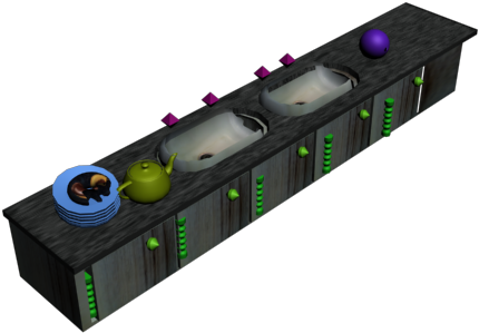 Animation Images My Portfolio-the Kitchen Sink Wallpaper - Personal Computer Hardware (640x480), Png Download