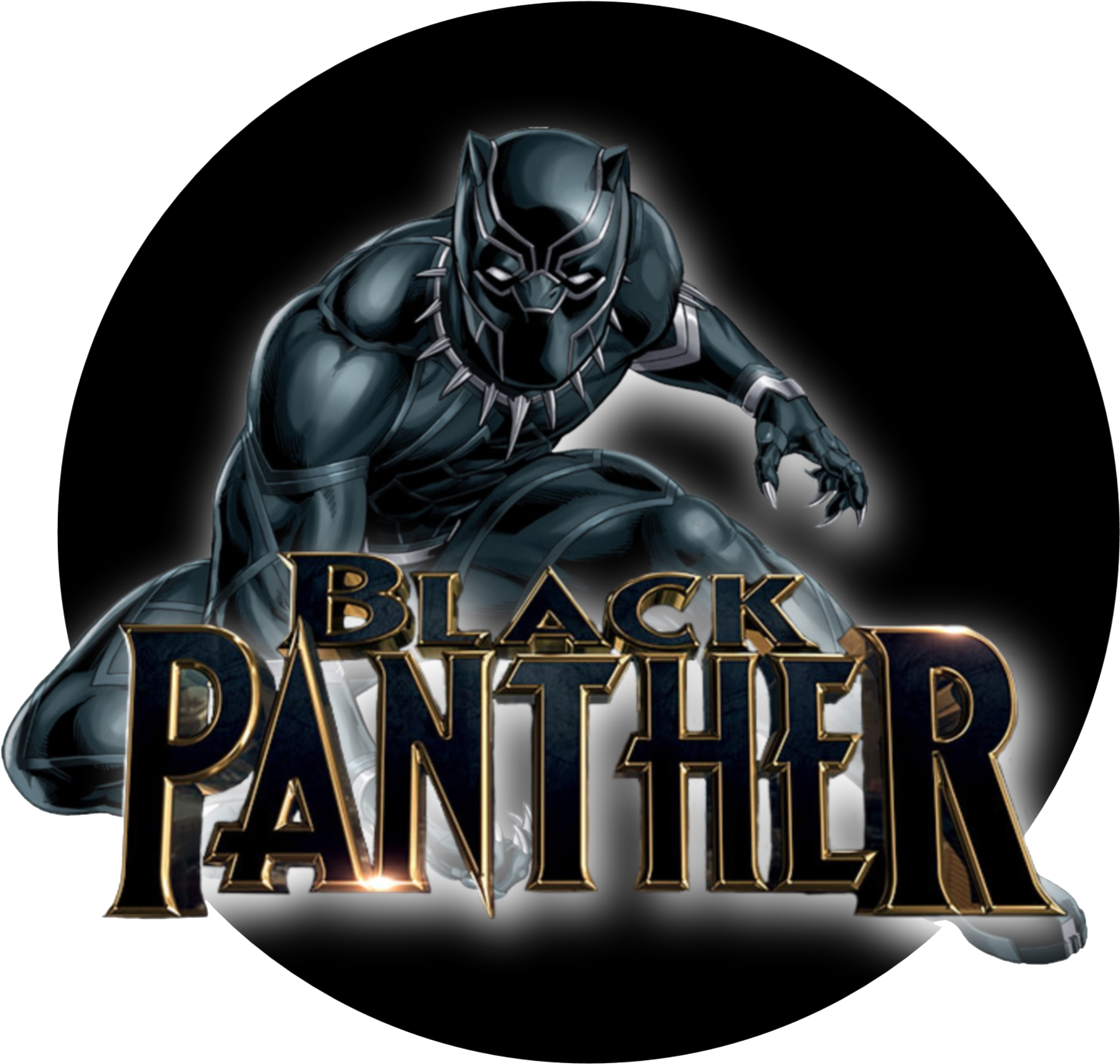 Black Panther Tag - Graphic Design (2484x2355), Png Download